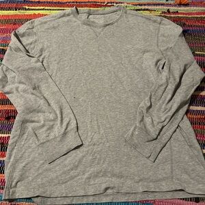 Gray Men's Long Sleeve Shirt